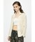 OPEN COLLAR LACE シャツ