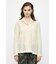 OPEN COLLAR LACE シャツ