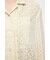 OPEN COLLAR LACE シャツ