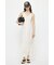 PIN TUCK CHIFFON MAXI ドレス