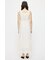 PIN TUCK CHIFFON MAXI ドレス