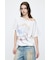 REMAKE LIKE ONE SHOULDER Tシャツ
