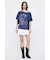EYELET HEM FLARE MINI スカート