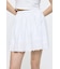 EYELET HEM FLARE MINI スカート