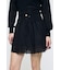 EYELET HEM FLARE MINI スカート