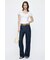 LINEN BLEND WAIST FIT ブラウス