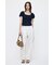 LINEN BLEND WAIST FIT ブラウス