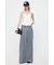 LINEN BLEND CORSET CAMI トップス