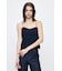 LINEN BLEND CORSET CAMI トップス