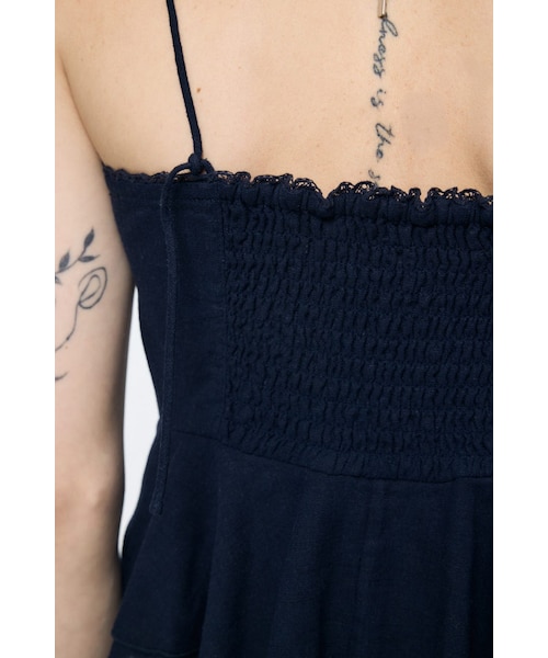 LINEN BLEND CORSET CAMI トップス｜マウジーの通販｜&mall（アンド