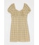 2WAY SHIRRING MINI ドレス