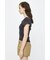 OFF SHOULDER HALF ZIP ニットトップス
