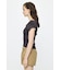 OFF SHOULDER HALF ZIP ニットトップス