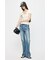 OFF SHOULDER HALF ZIP ニットトップス