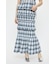 PLAID GATHER MAXI スカート