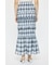 PLAID GATHER MAXI スカート