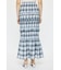 PLAID GATHER MAXI スカート
