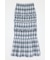 PLAID GATHER MAXI スカート