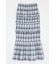 PLAID GATHER MAXI スカート