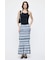 PLAID GATHER MAXI スカート