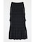 PLAID GATHER MAXI スカート