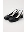 SLING BACK BALLET HEEL シューズ