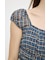 ASYMMETRY GATHER MINI ドレス