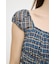 ASYMMETRY GATHER MINI ドレス