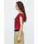 ASYMMETRY NECK RIBBON トップス