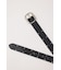 DOUBLE STUDS LEATHER ベルト
