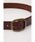 DOUBLE STUDS LEATHER ベルト