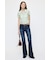 LACY ZIP UP シャツ