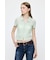 LACY ZIP UP シャツ