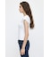 SUVIN GIZA PENTAGON NECK TEE