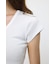 SUVIN GIZA PENTAGON NECK TEE