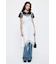 ASYMMETRY SATIN ドレス
