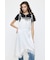 ASYMMETRY SATIN ドレス