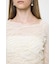 SHIRRING SHEER L／S Tシャツ