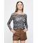 SHIRRING SHEER L／S Tシャツ