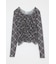 SHIRRING SHEER L／S Tシャツ