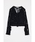 PATCH LACY RUFFLE トップス