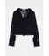 PATCH LACY RUFFLE トップス