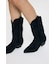 F／SUEDE WESTERN ブーツ