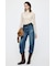 ES LACE HI NECK トップス