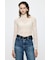 ES LACE HI NECK トップス
