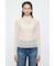 ES LACE HI NECK トップス