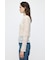 ES LACE HI NECK トップス