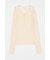 ES SHEER HENRY NECK KNIT トップス