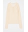 ES SHEER HENRY NECK KNIT トップス