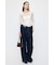 ES SHEER HENRY NECK KNIT トップス